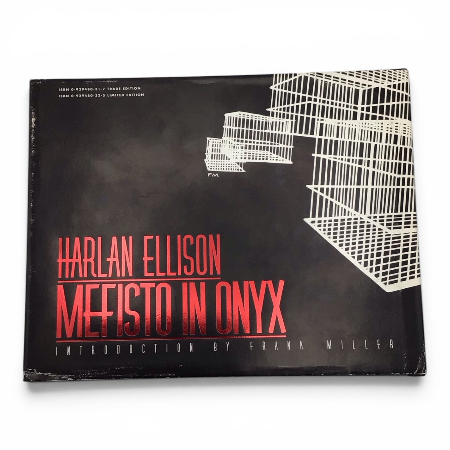 Mefisto in Onyx by Harlan Ellison - Signed Hardcover with Leather Slipcase