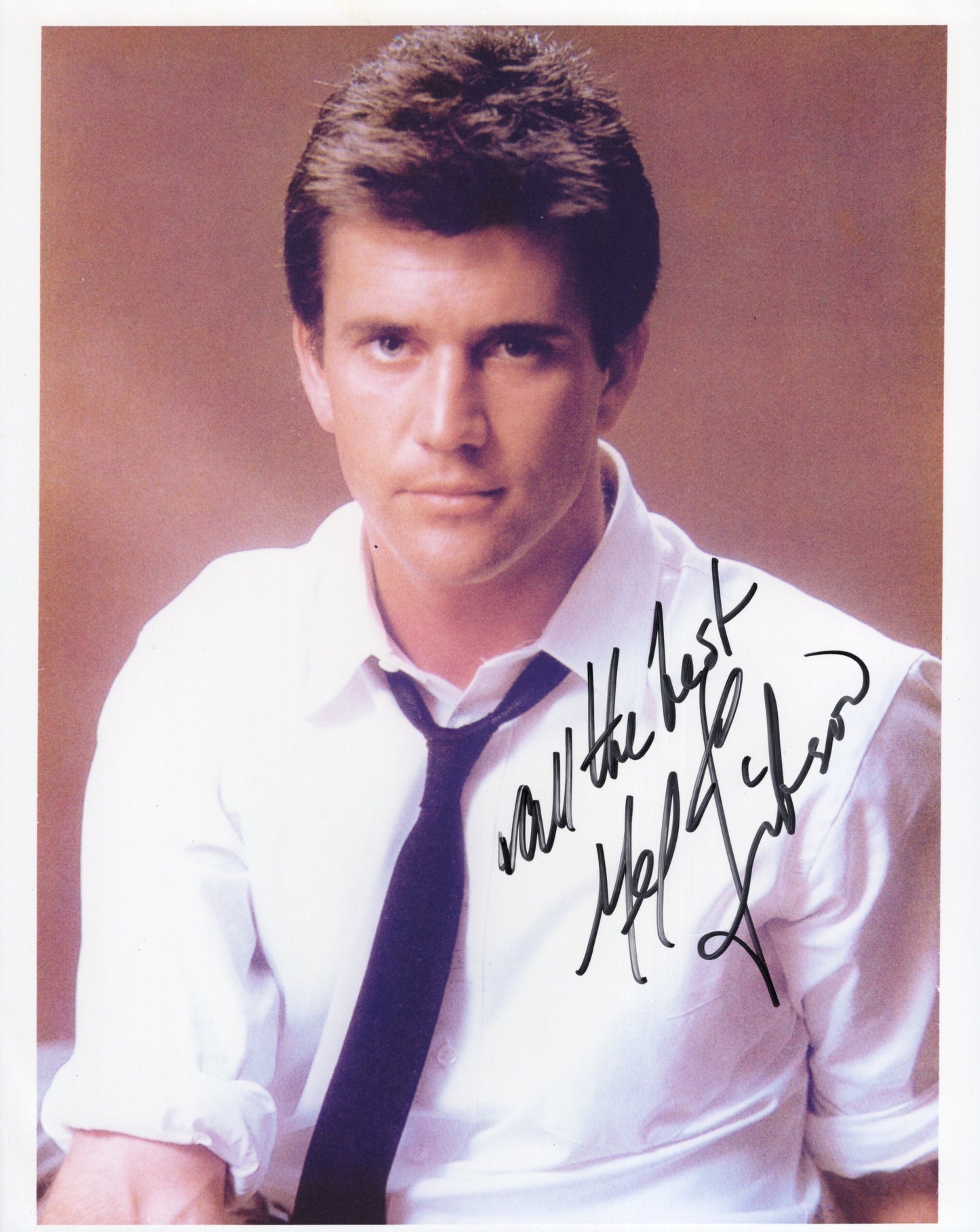 Mel Gibson Signed Photo 8x10 Personalized "All the Best", Autograph
