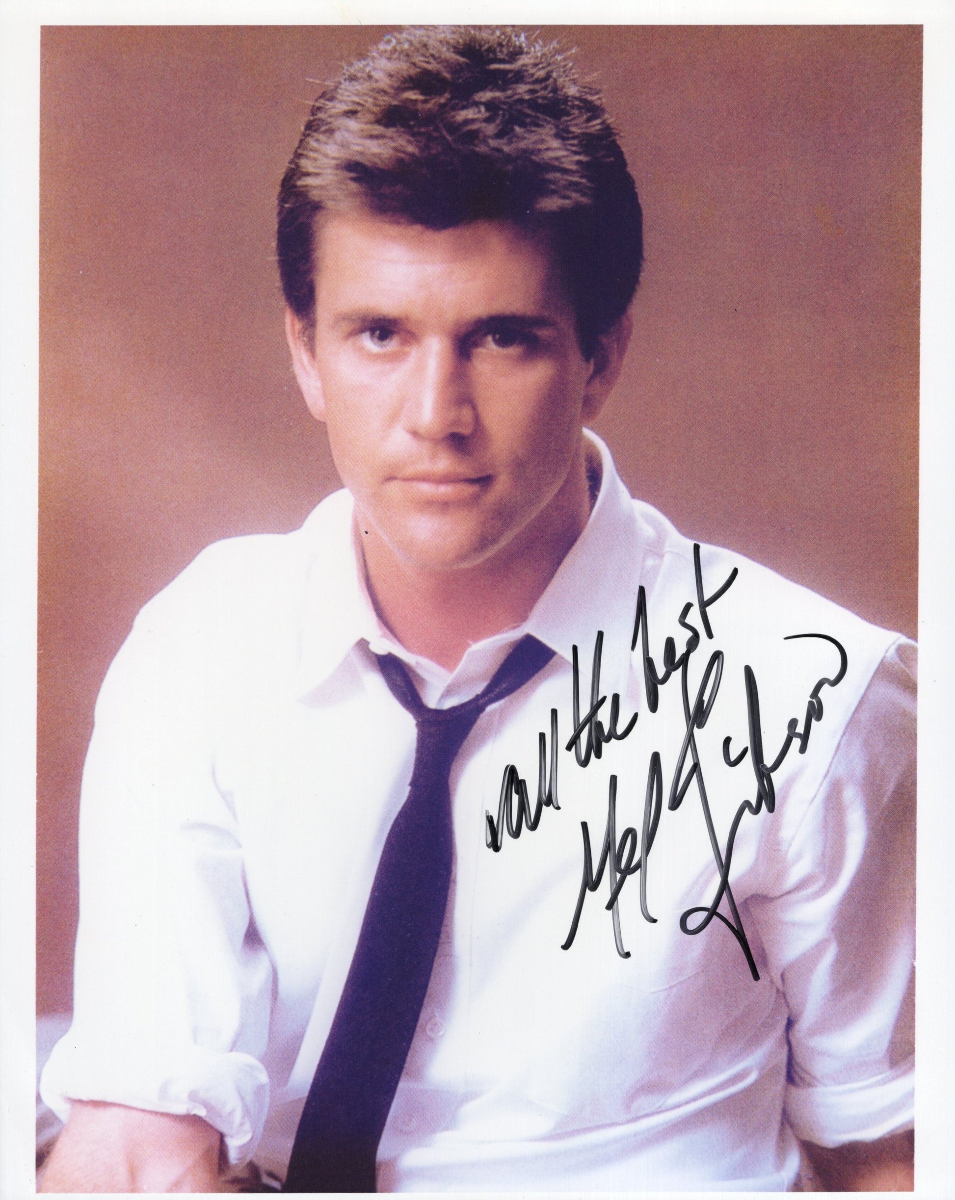 Mel Gibson Signed Photo 8x10 Personalized "All the Best", Mel Gibson Autograph