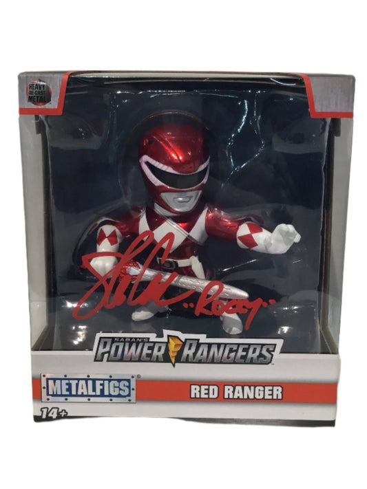 Metalfigs by Jada Toys - Saban's Power Rangers Red Ranger - Signed by Steve Cardenas!