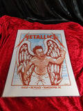 Metallica Concert Poster Silkscreen Print 18x24" 08142017 Vancouver Rogers