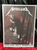 Metallica Concert Poster Silkscreen Print 18x24" 11282018 Boise Wrightson