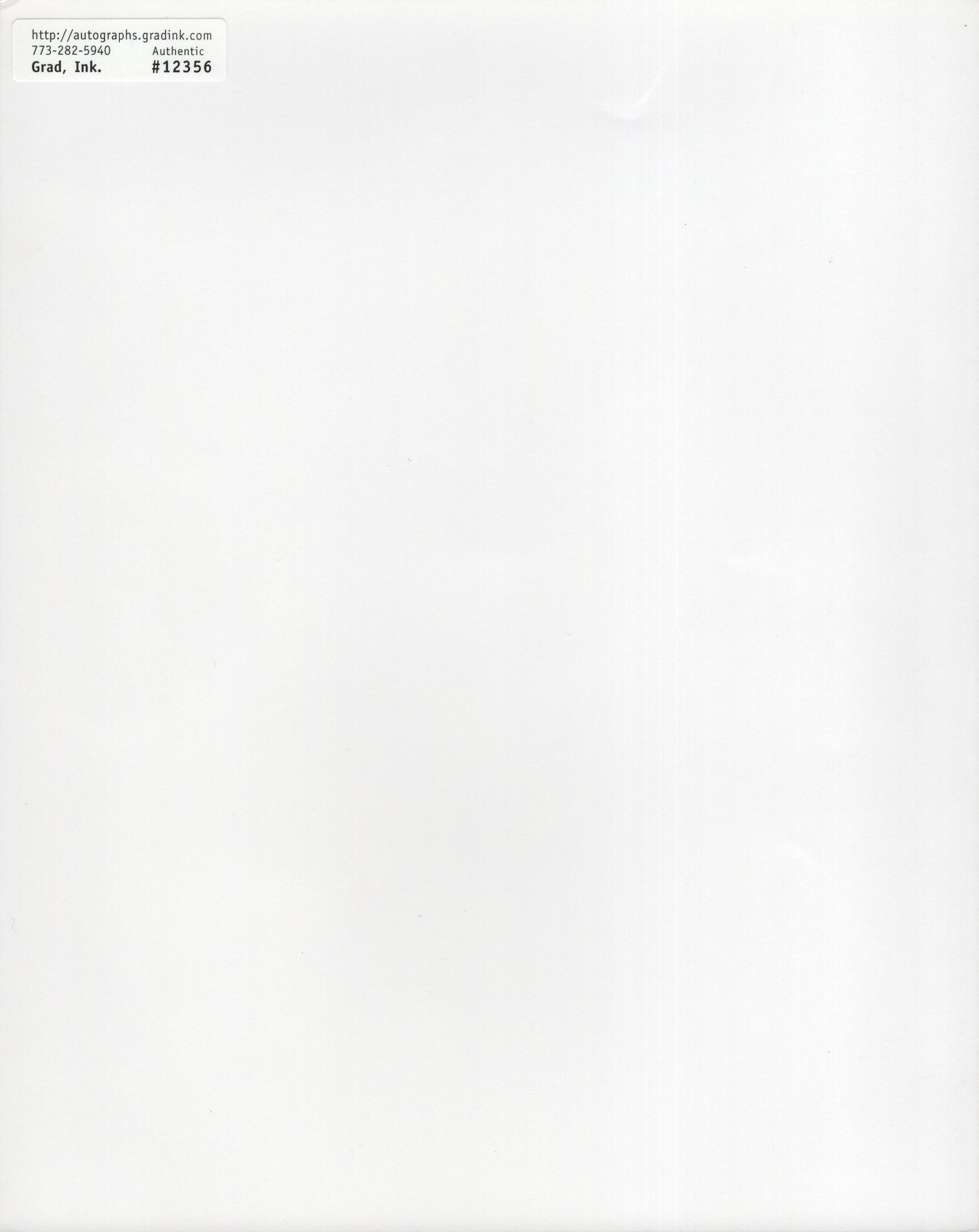 Metallica Kirk Hammett Signed Photo 8x10 JSA & PSA Double Certified Authentic