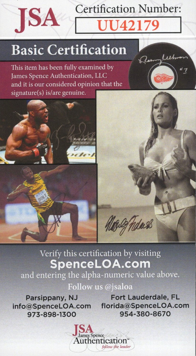 Metallica Kirk Hammett Signed Photo 8x10 JSA & PSA Double Certified Authentic