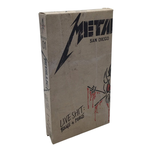 Metallica San Diego Live Shit: Binge & Purge VHS Tape