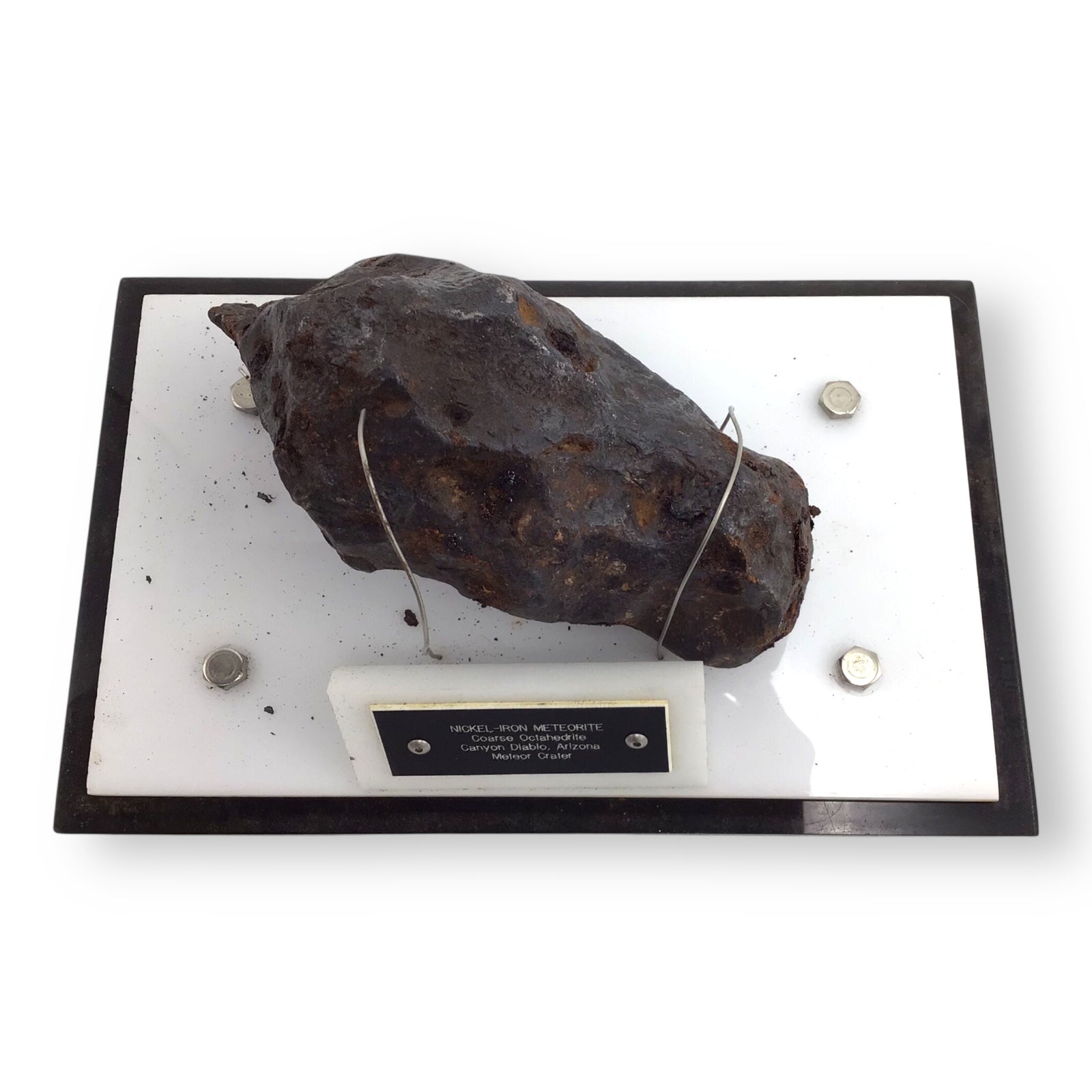 Meteorite, Canyon Diablo, Arizona, 1356G, John A. Lednicky Estate