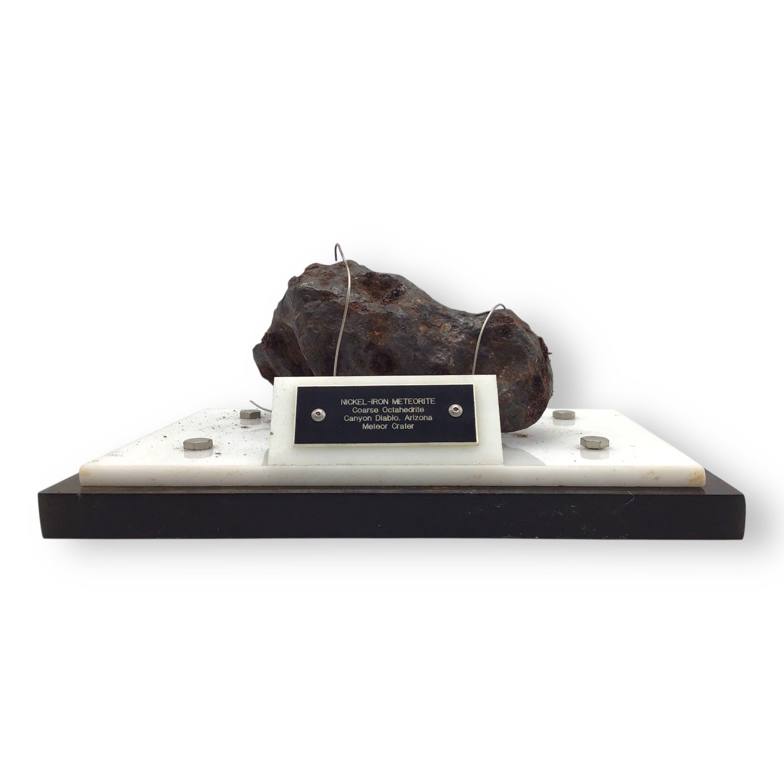 Meteorite, Canyon Diablo, Arizona, 1356G, John A. Lednicky Estate