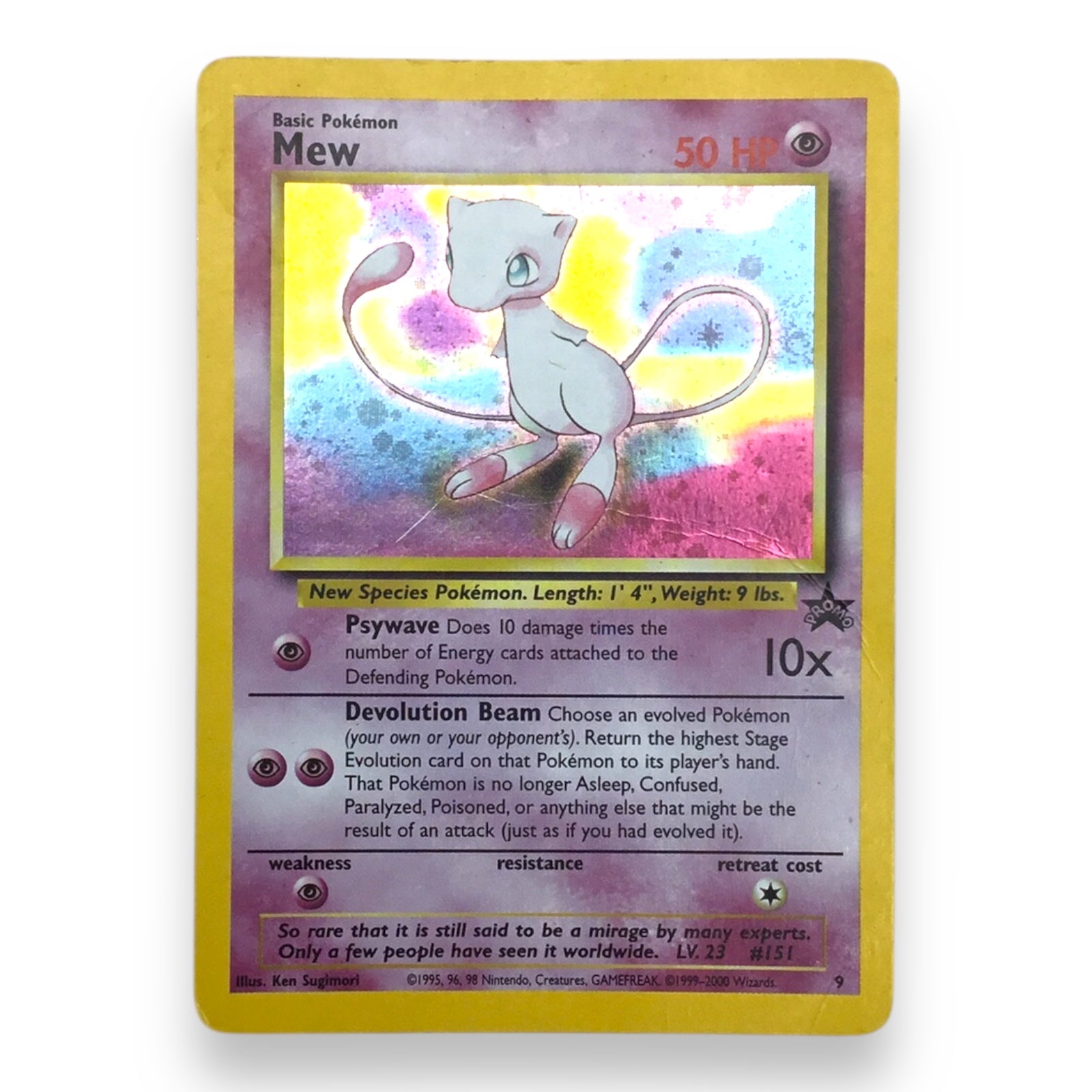 Mew (9) - Pokémon Holo Promo Trading Card
