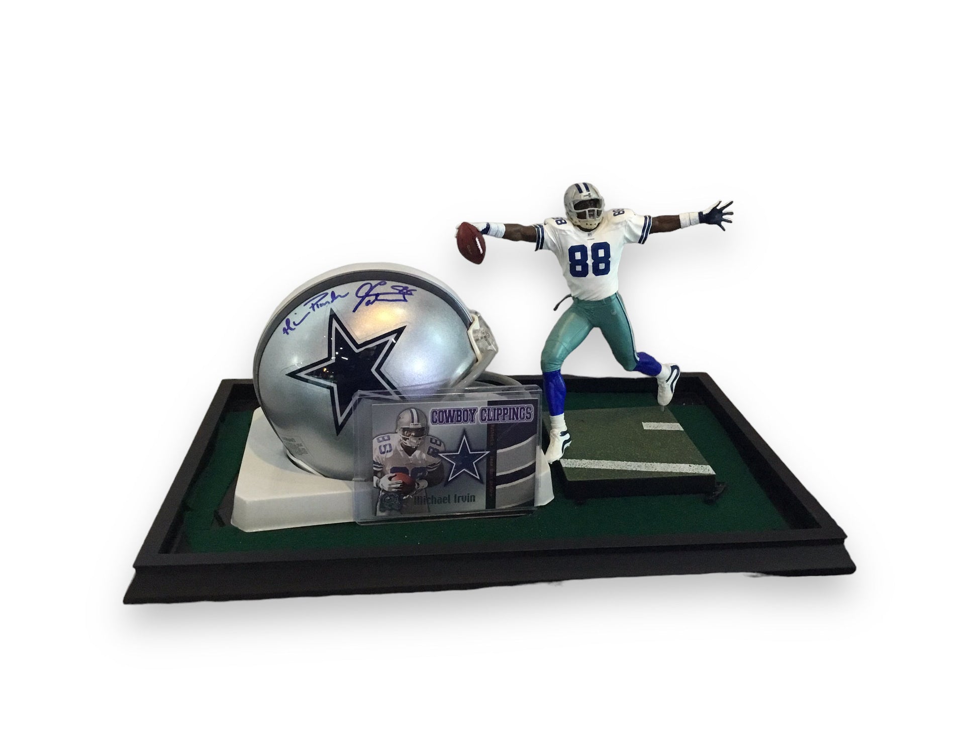 Michael Irvin Dallas Cowboys Certified Authentic Autographed Mini-helmet