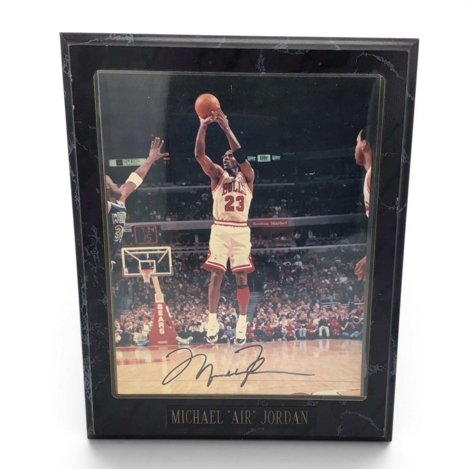 Michael Jordan Autograph Plaque - Signed 8x10 Photo w/ Certification