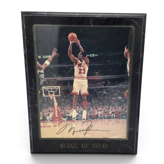 Michael Jordan Autograph Plaque - Signed 8x10 Photo w/ Certification