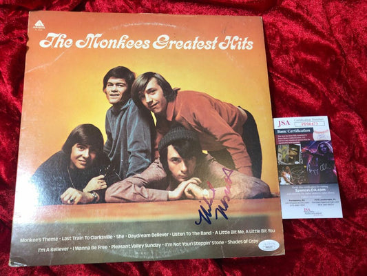 Michael Nesmith- The Monkees Greatest Hits Autographed with JSA Certification