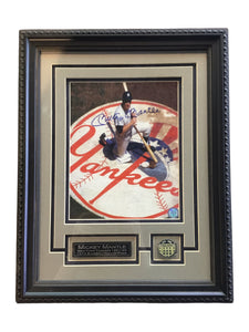 Mickey Mantle New York Yankees Framed Picture AUTOGRAPHED