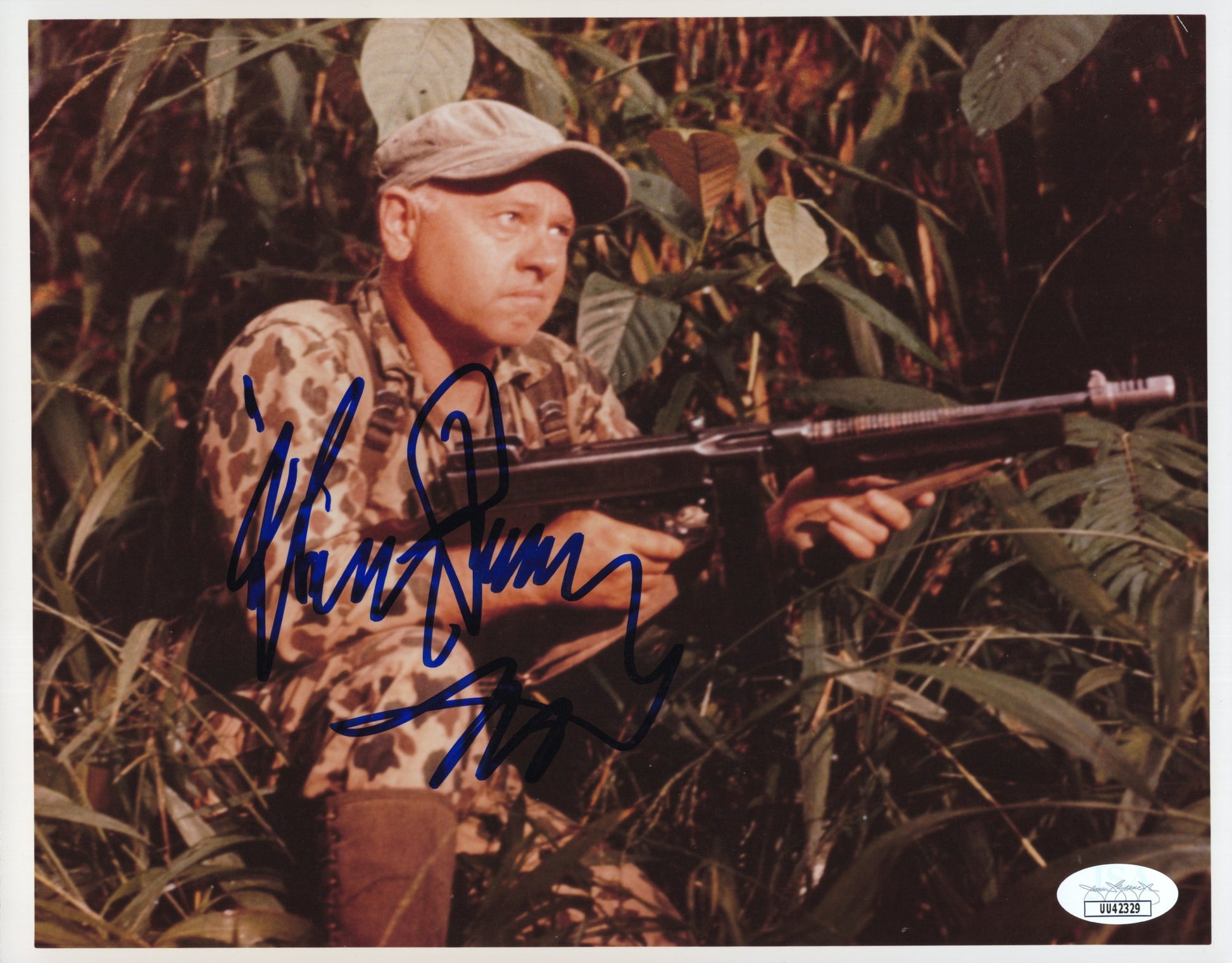 Mickey Rooney Signed Photo 8x10, Mickey Rooney Autograph in Ambush Bay, Rare Picture, JSA and PSA Letter Double Certified Authentic UU42329