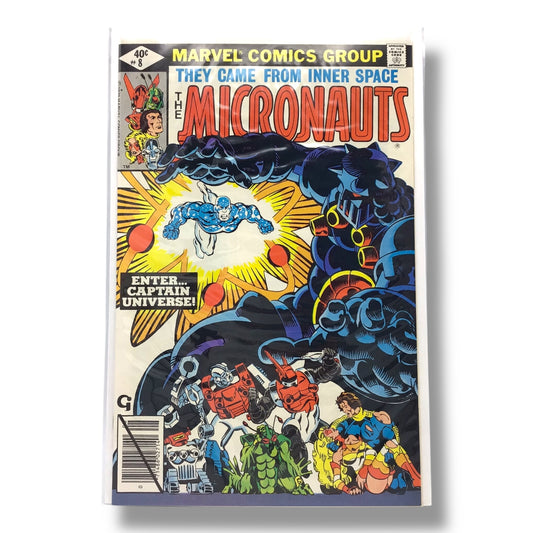 Micronauts #8 (1979) 1st Captain Universe - Michael Golden Art - Marvel