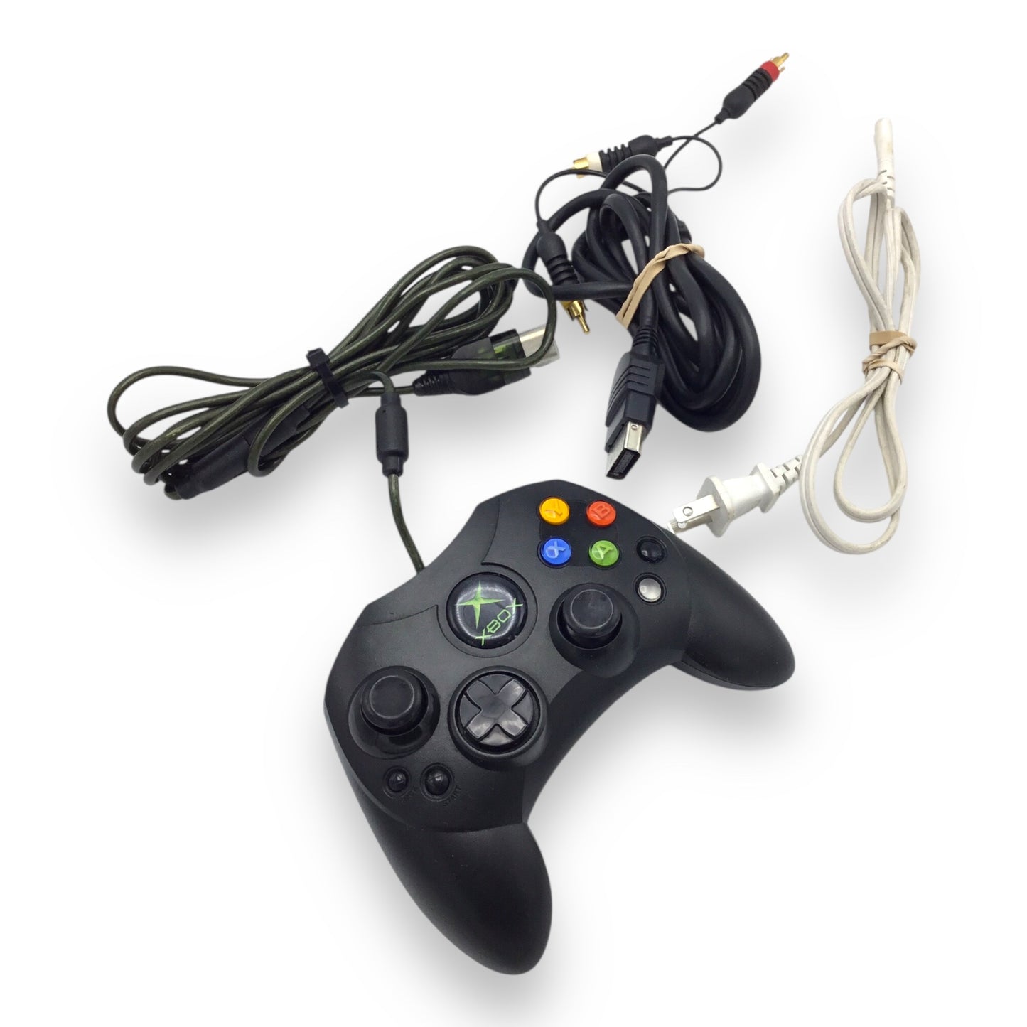 Microsoft Xbox Original Console w/ Cables & Controller – Tested Working