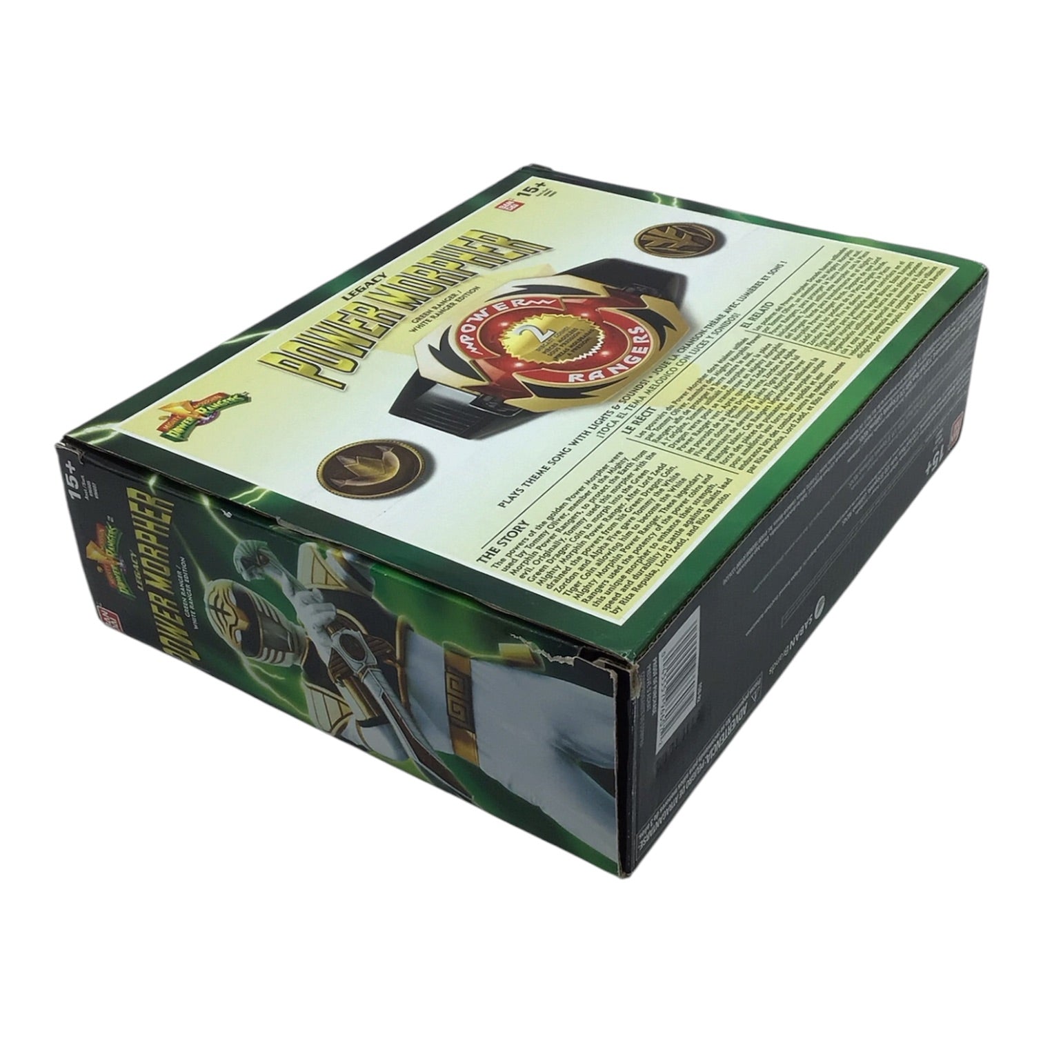 Mighty Morphin Power Rangers Legacy Power Morpher Green & White Ranger Edition