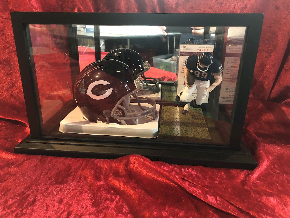 Mike Ditka Bears Certified Authentic Autographed Mini Helmet Shadowbox