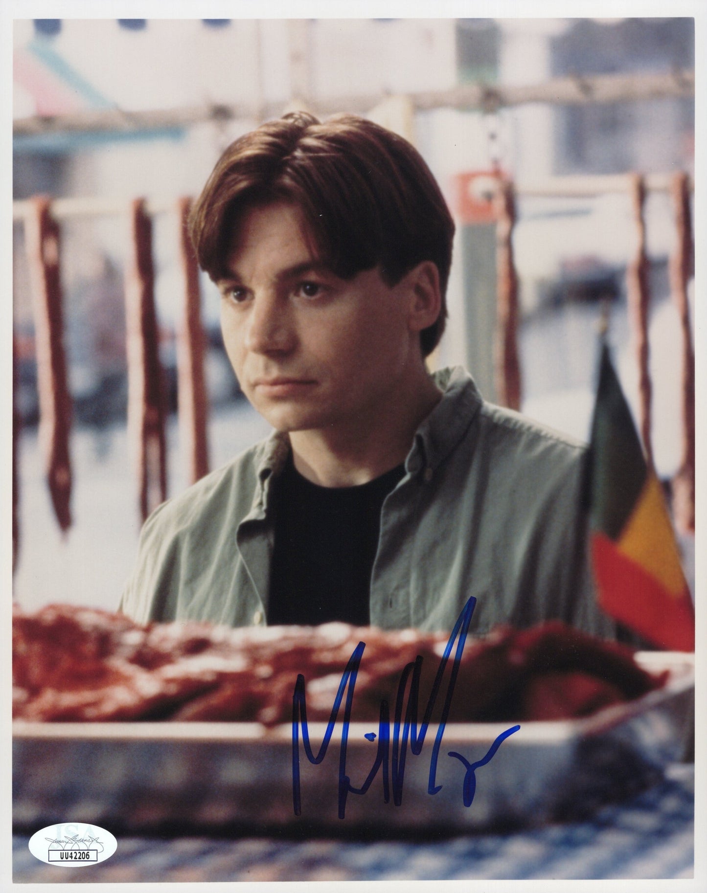 Mike Myers in So I Married an Axe Murderer Signed Photo 8x10, JSA and PSA Letter Double Certified Authentic UU42206