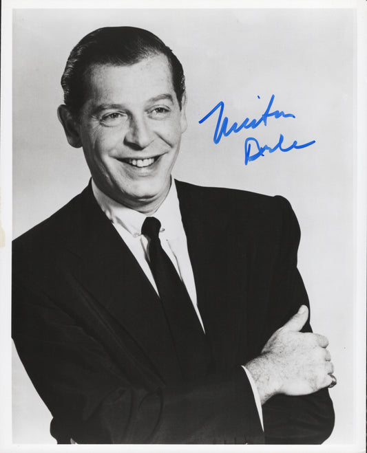 Milton Berle Signed Photo Black & White 8x10