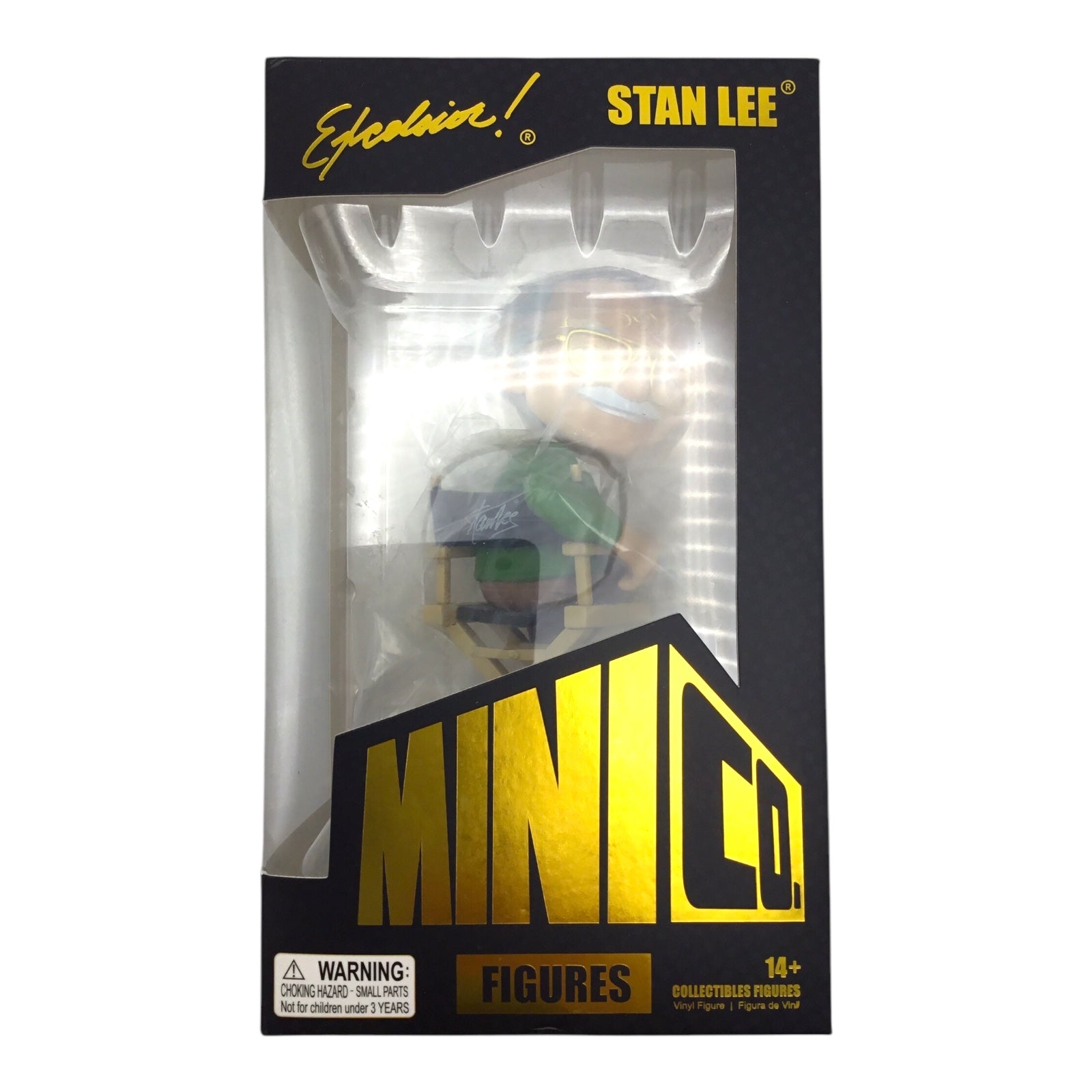 MiniCo Figures Excelsior Stan Lee Green Sweater Variant POW! Entertainment PVC Figure