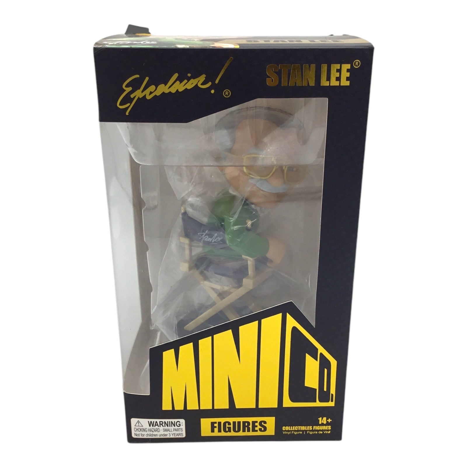 MiniCo Figures Excelsior Stan Lee Green Sweater Variant POW! Entertainment PVC Figure