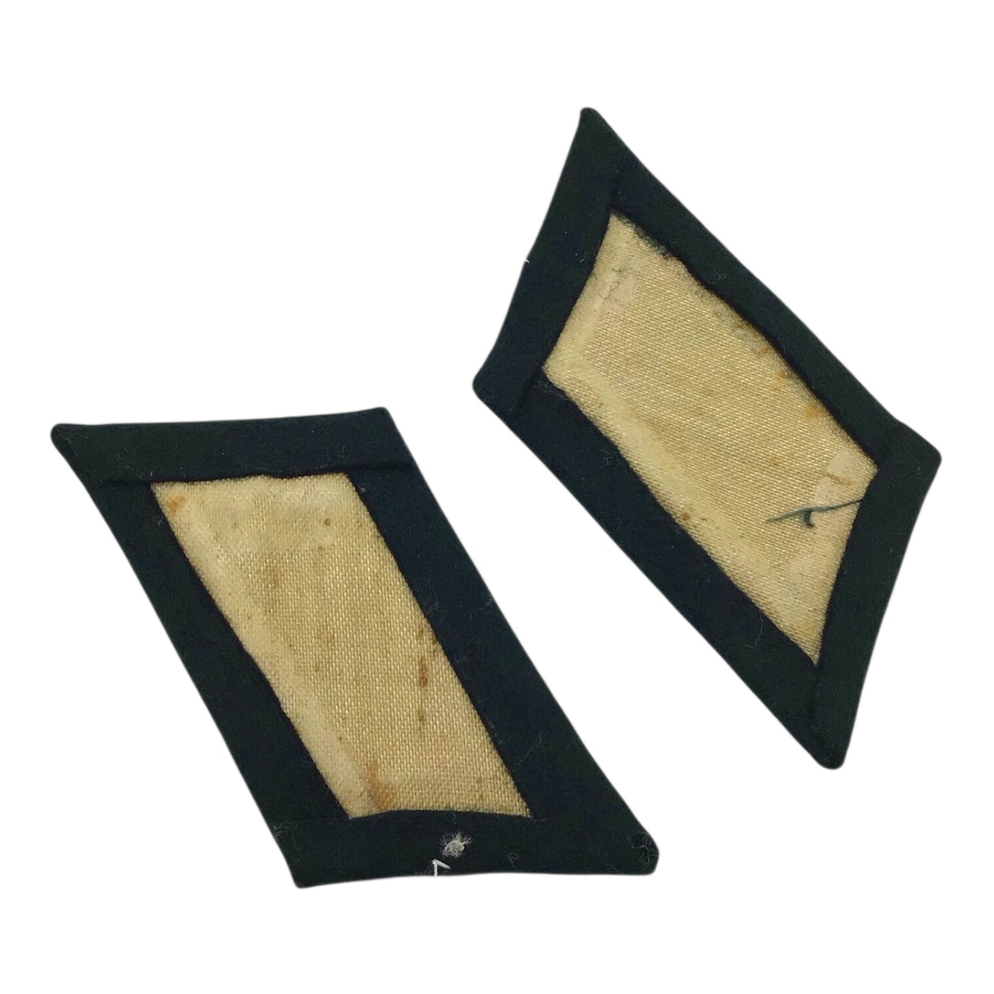 Mint SS Panzer Officer Collar Tabs Matching Set - Early War German WW2