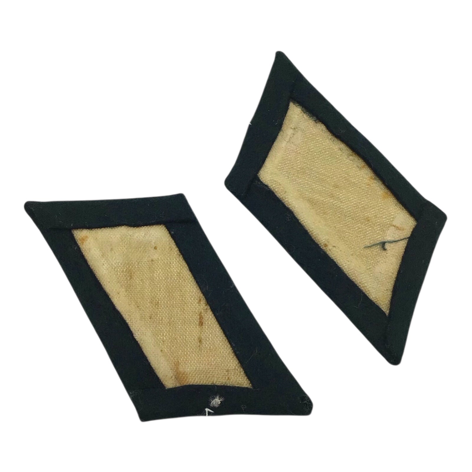 Mint SS Panzer Officer Collar Tabs Matching Set - Early War German WW2