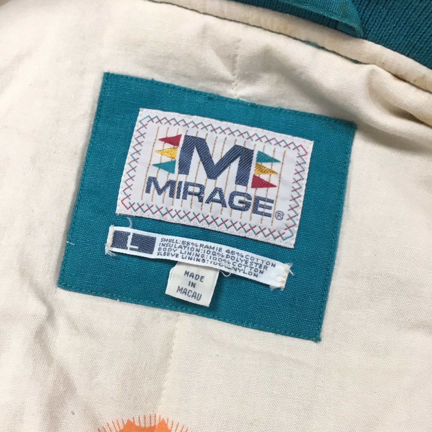 Mirage Vintage Miami Dolphins Jacket (Size Large, Excellent Condition)