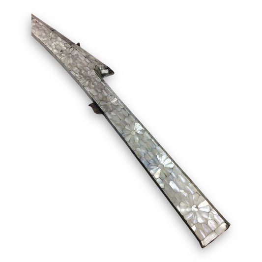 Moghul Toradar Matchlock Rifle 17thC – Entire 6FT Length Encased in Mother-of-Pearl