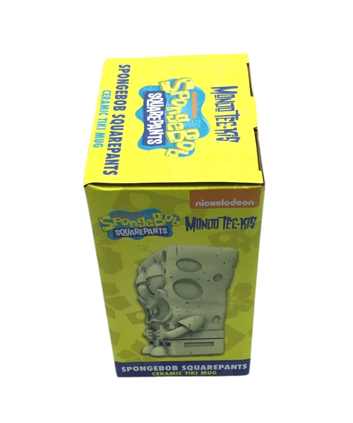 Mondo Nickelodeon Exclusive Spongebob Square pants Tiki Mug Driftwood Glaze