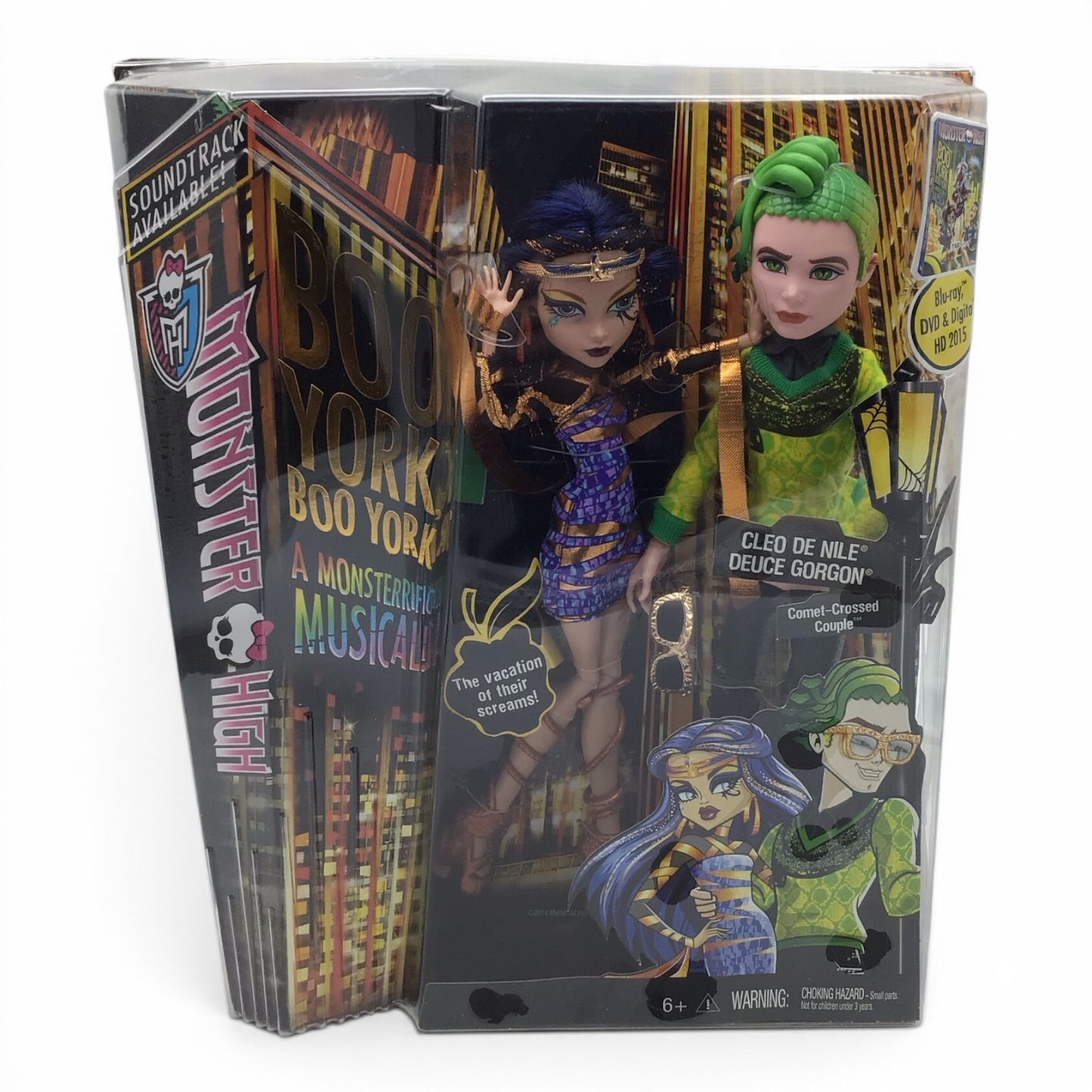 Monster High Boo York Cleo De Nile & Deuce Gorgon - New In Box (2014)