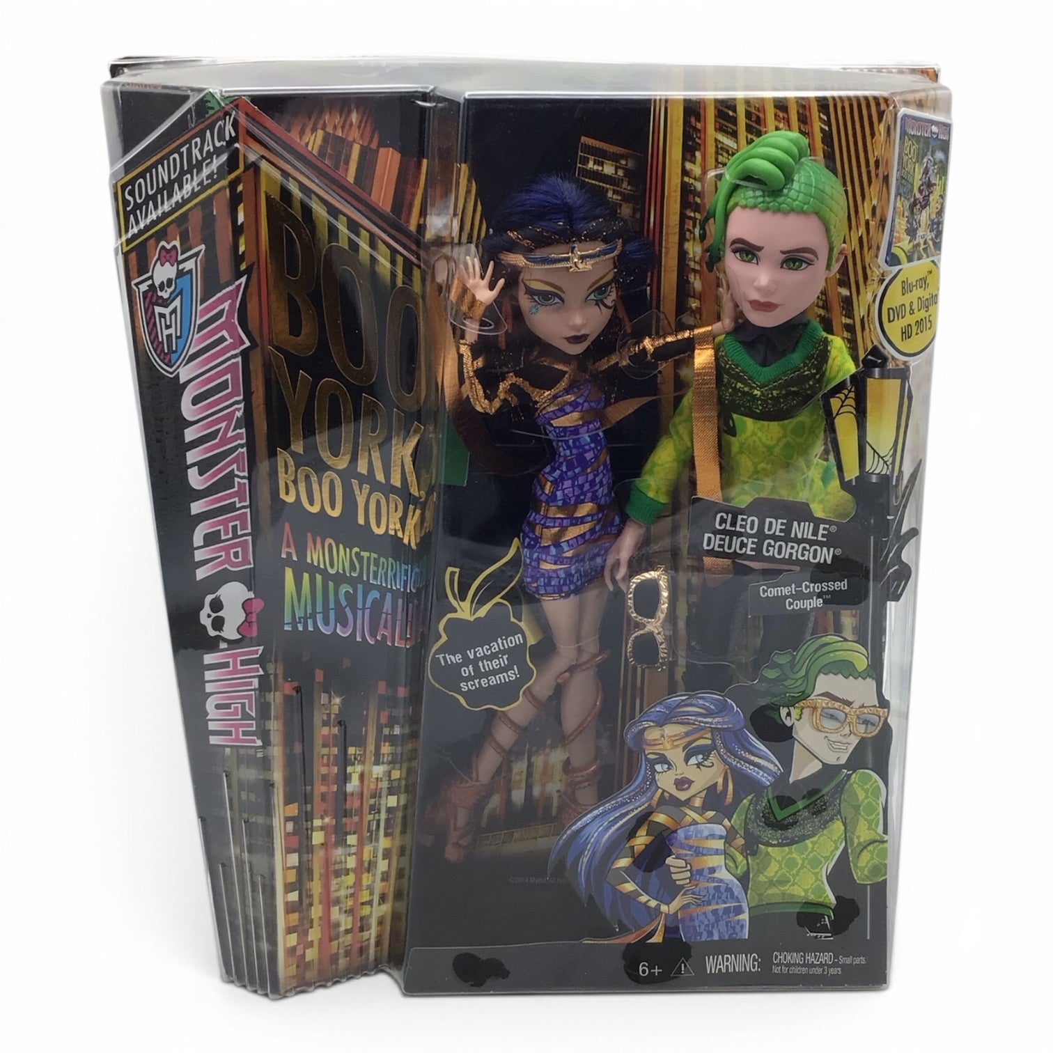 Monster High Boo York Cleo De Nile & Deuce Gorgon - New In Box (2014)