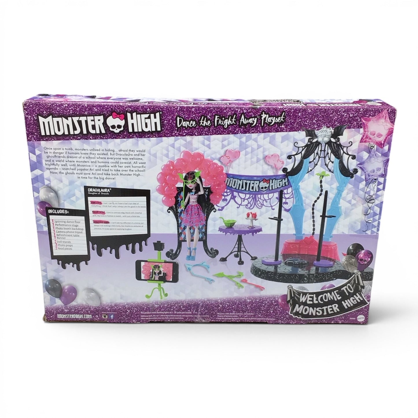 Monster High Dance the Fright Away Playset w/ Draculaura - NIB