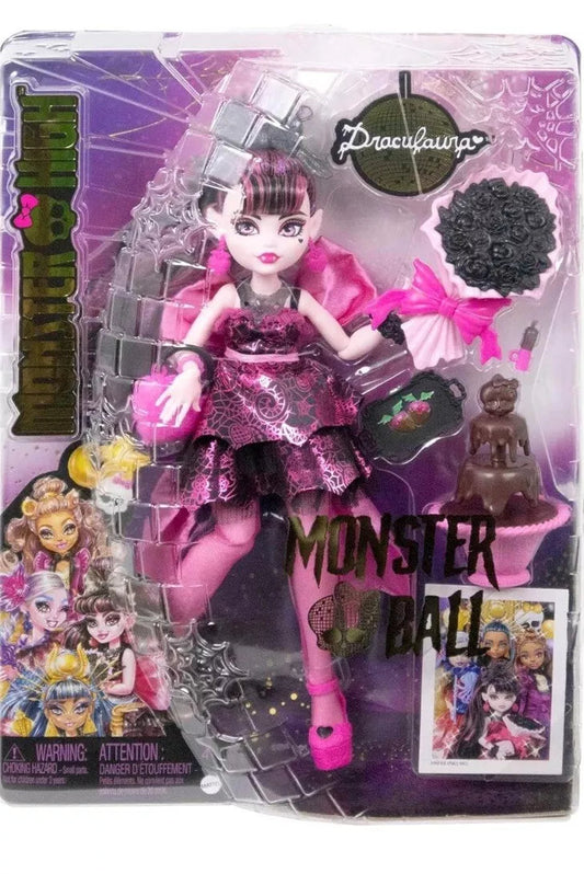 Monster High Doll, Draculaura in Monster Ball Party Dress Collectible Toy
