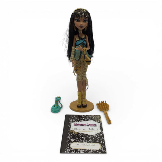 Monster High Dolls Cleo De Nile First Wave Gen 1 - Gold Elastic, No Box