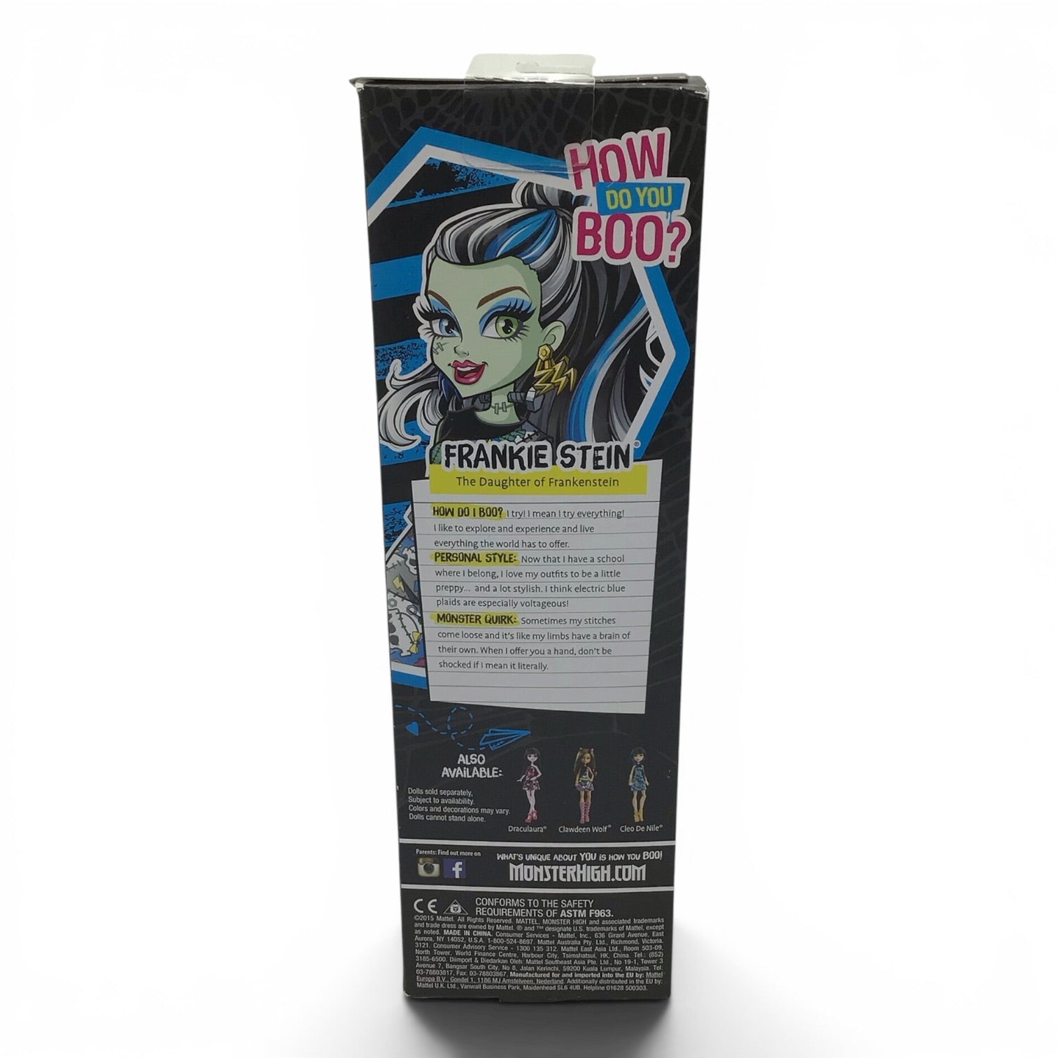 Monster High Frankie Stein (2015) - New in Box