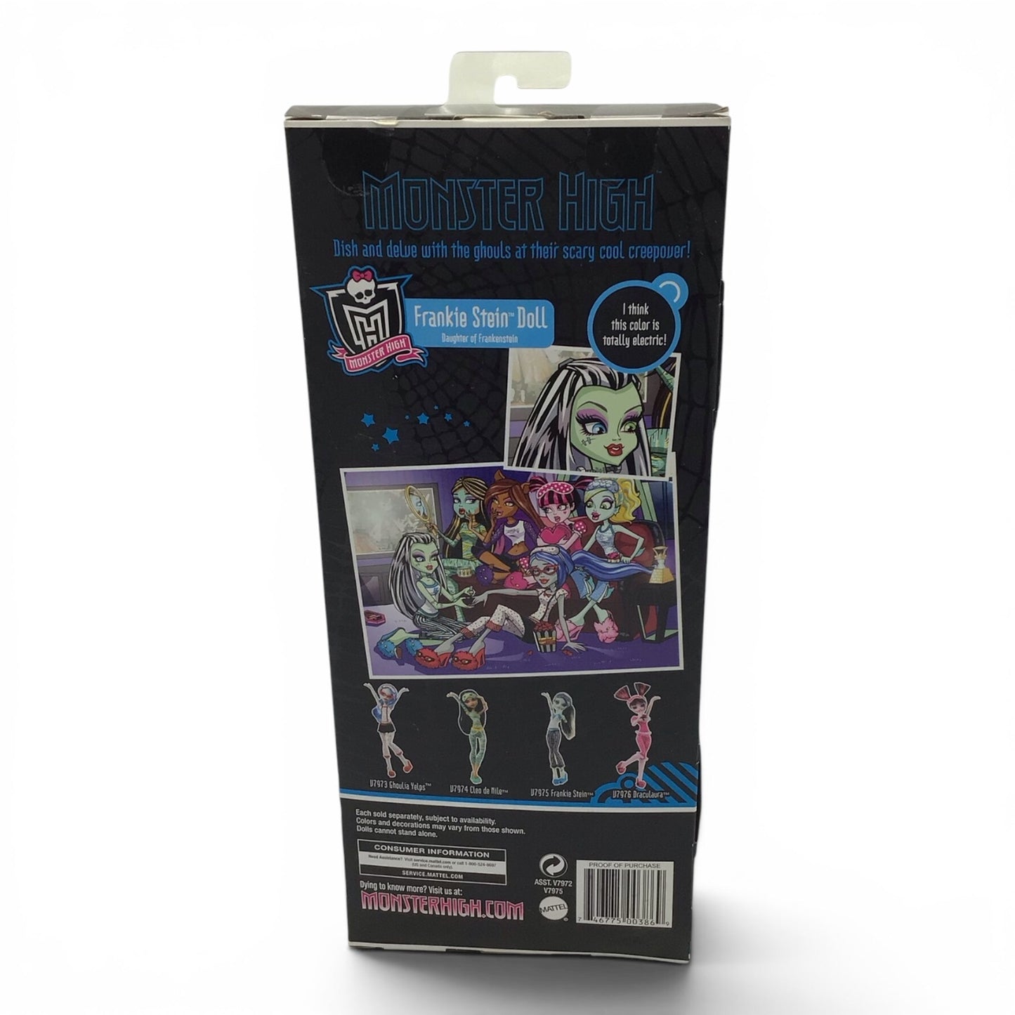 Monster High Frankie Stein Dead Tired (2010) - New in Box