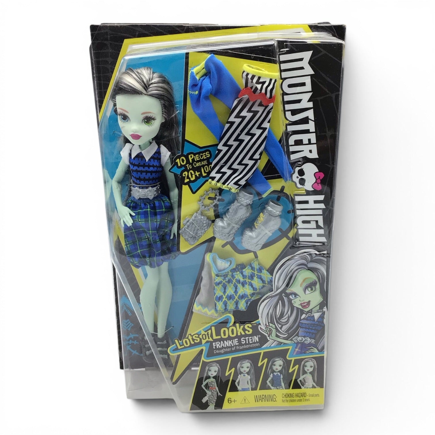 Monster High Frankie Stein Lots of Looks - New in Box