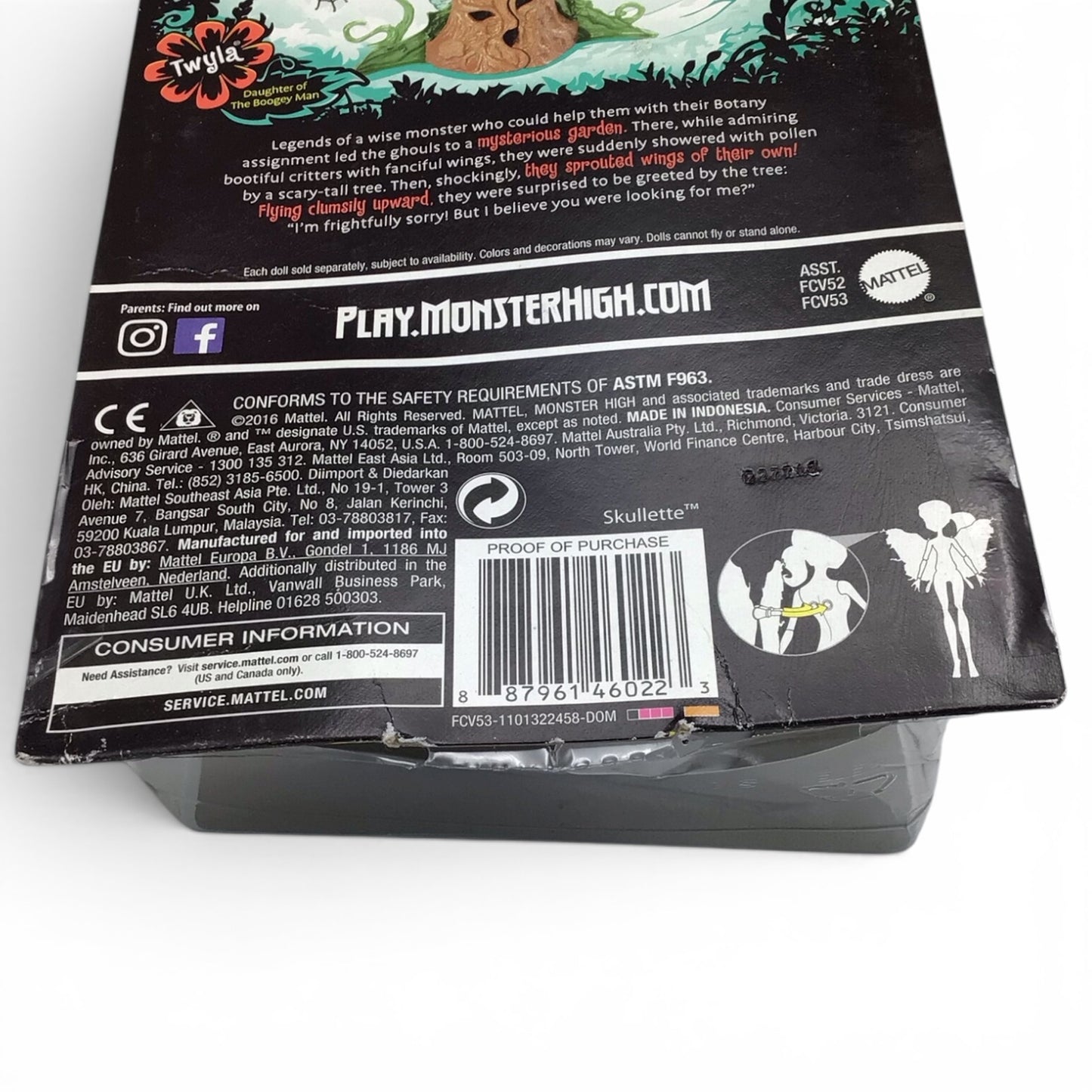 Monster High Garden Ghouls Twyla (2016) - Damaged Packaging