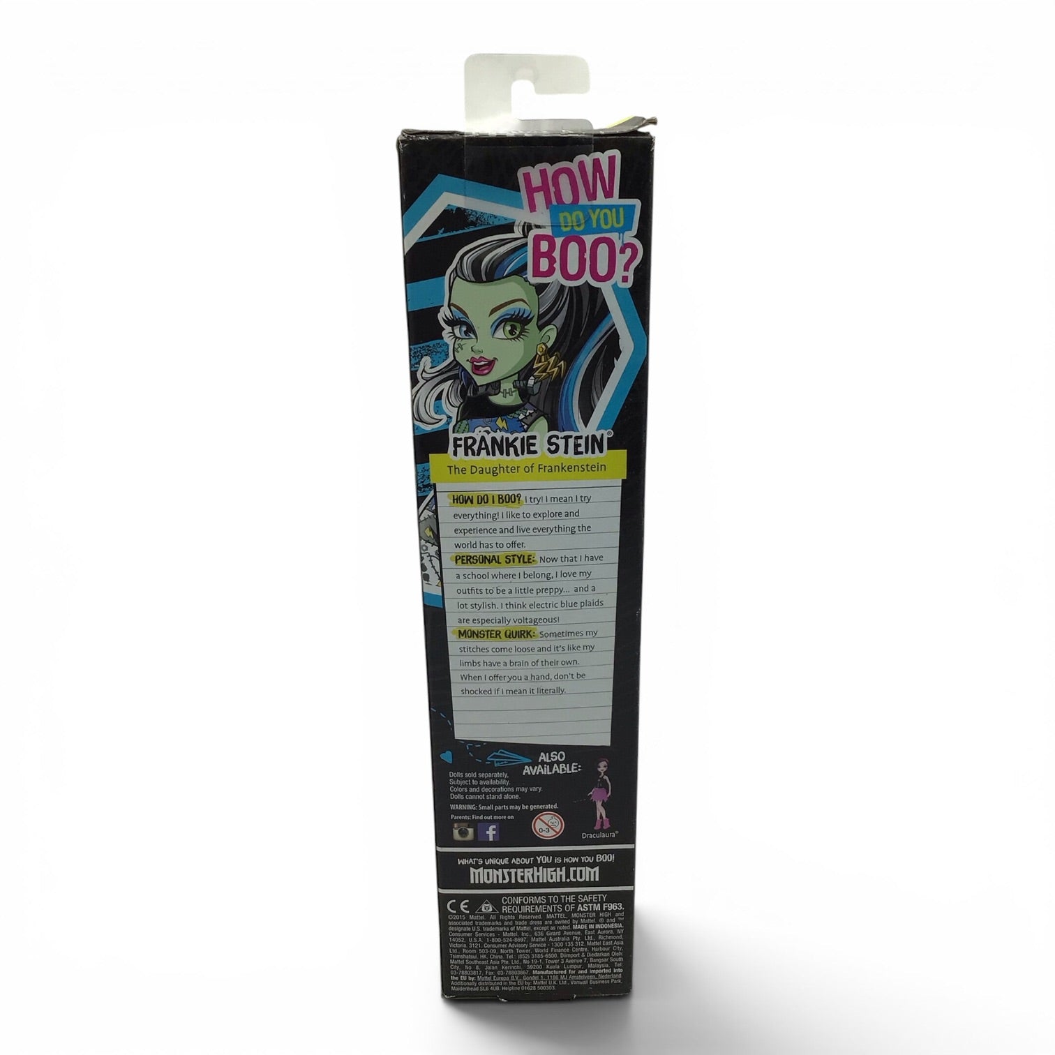 Monster High Ghoul Spirit Frankie Stein (2015) - New in Box