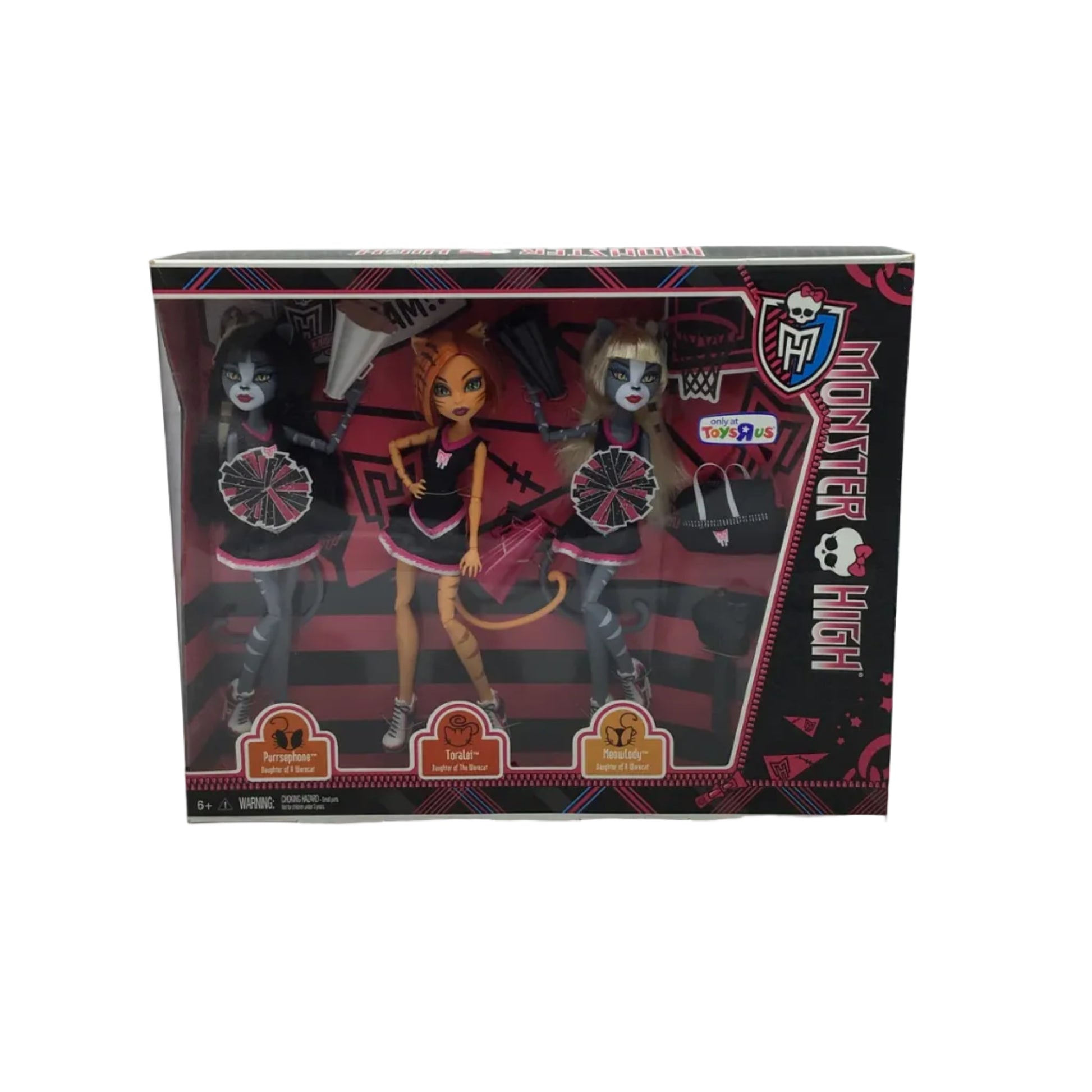 Monster High Purrsephone Toralei Meowlody Set Toys R Us Exclusive 2012 - NIB