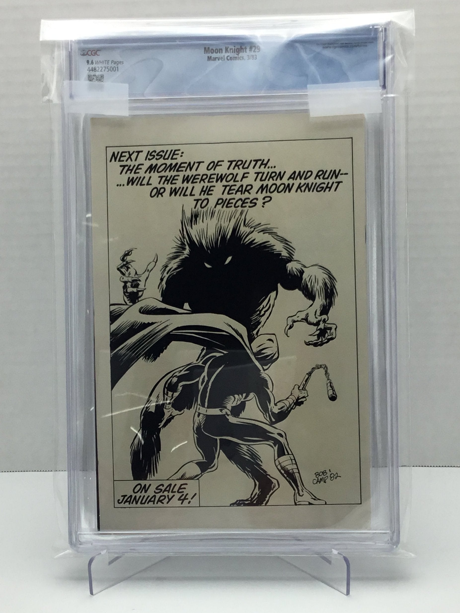 Moon Knight #29 (1983) - CGC 9.6 - featuring Jack Russell as Werewolf!