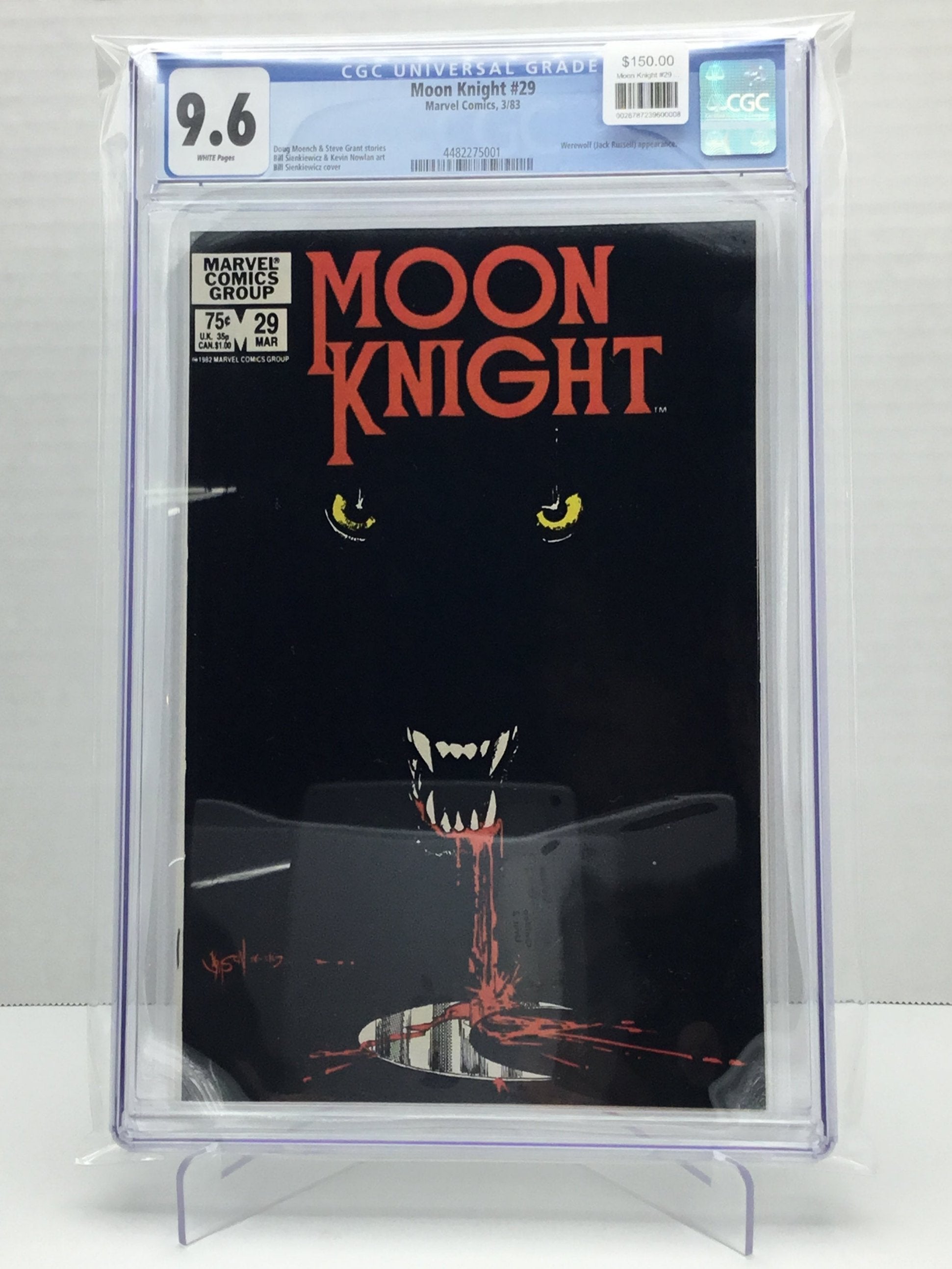 Moon Knight #29 (1983) - CGC 9.6 - featuring Jack Russell as Werewolf!