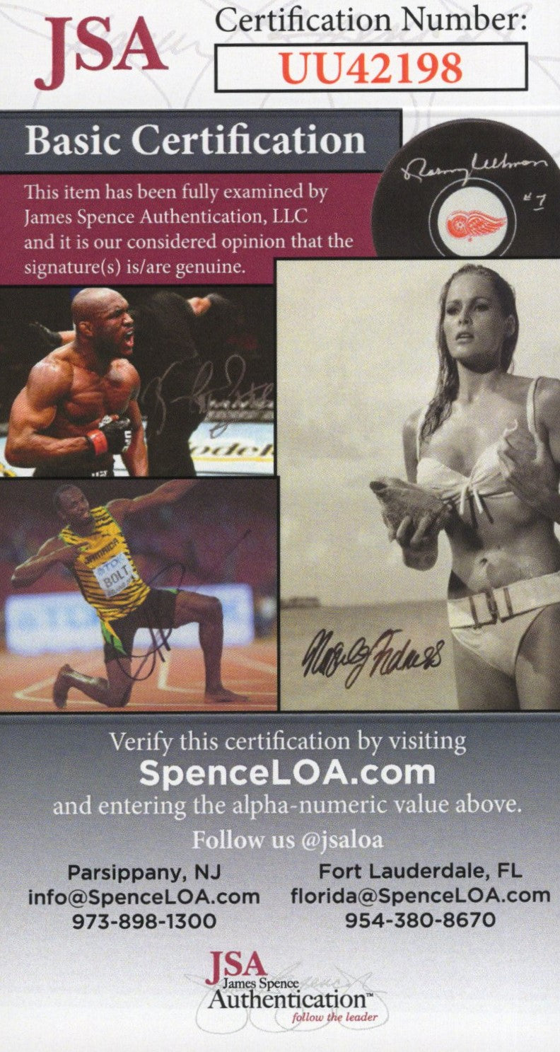 Morgan Freeman Signed Photo 8x10, JSA & PSA Letter Double Certified UU42198