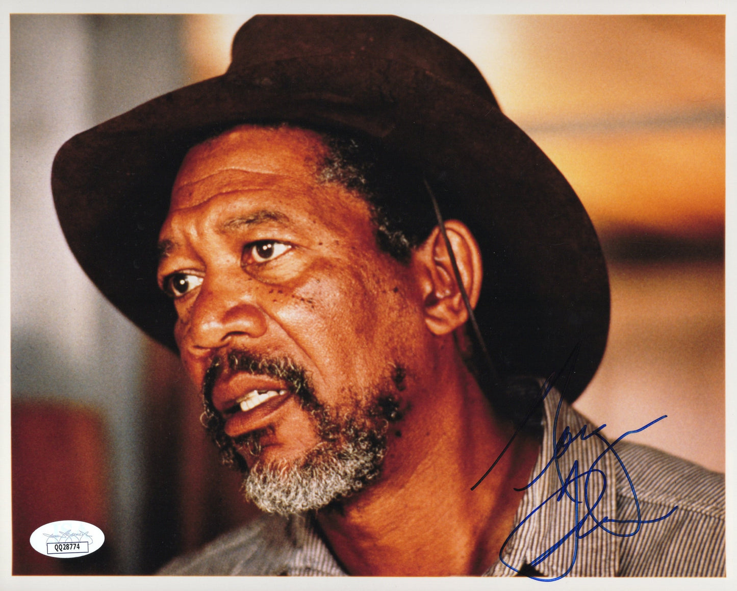 Morgan Freeman in Unforgiven Signed Photo 8x10 Rare! JSA and PSA Letter Double Certified Authentic QQ28774