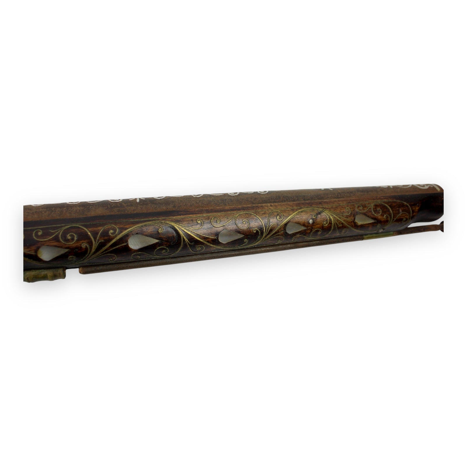 Morocco Flintlock Rifle Highly Decorated with Inlaid Mother of Pearl 17th-18thC