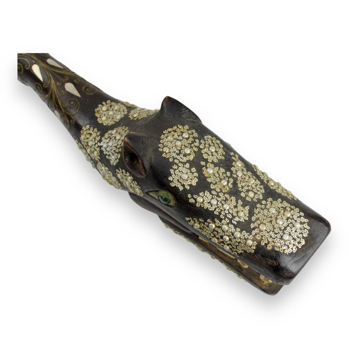 Morocco Flintlock Rifle Highly Decorated with Inlaid Mother of Pearl 17th-18thC