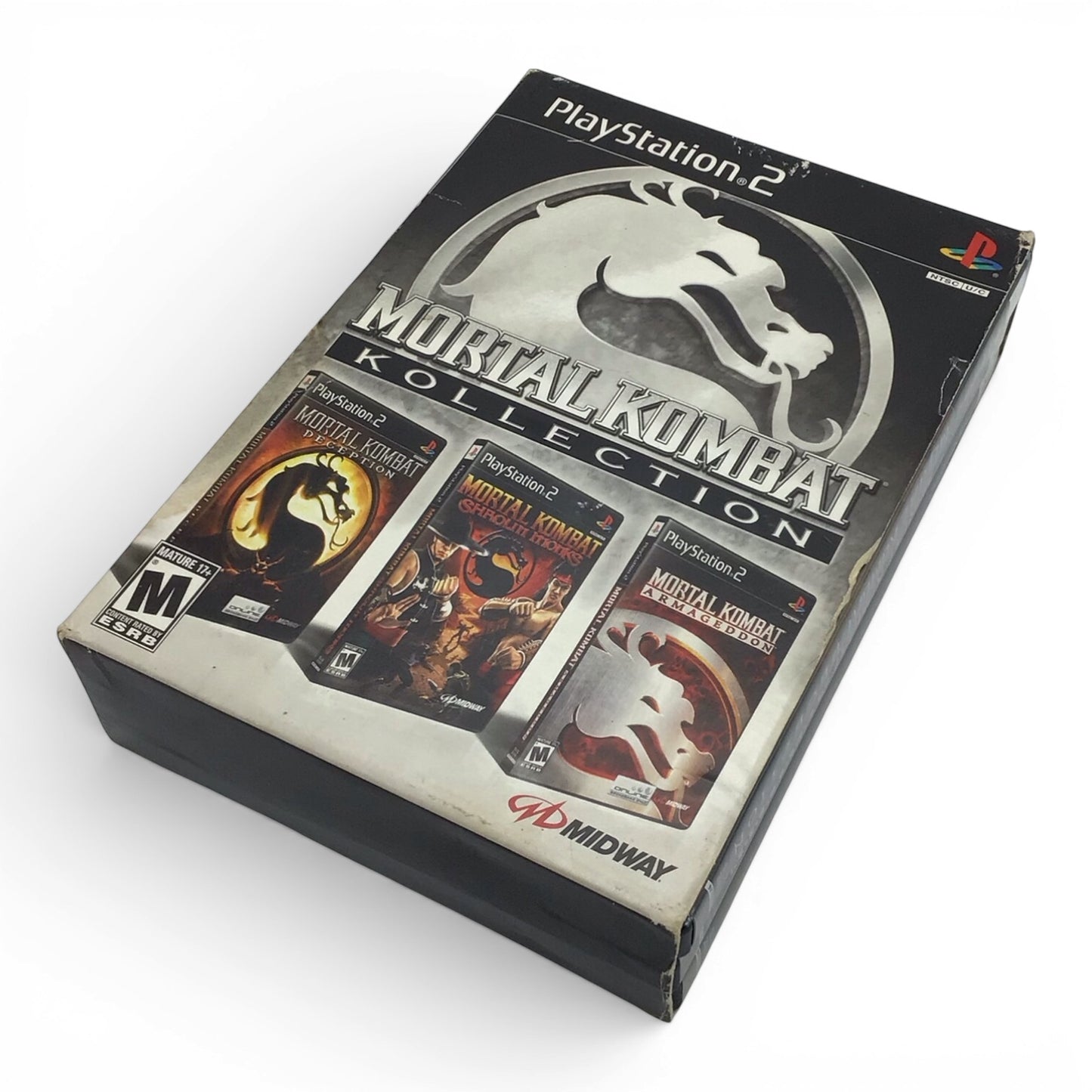 Mortal Kombat Collection PlayStation 2 - Deception, Armageddon, Shaolin Monks