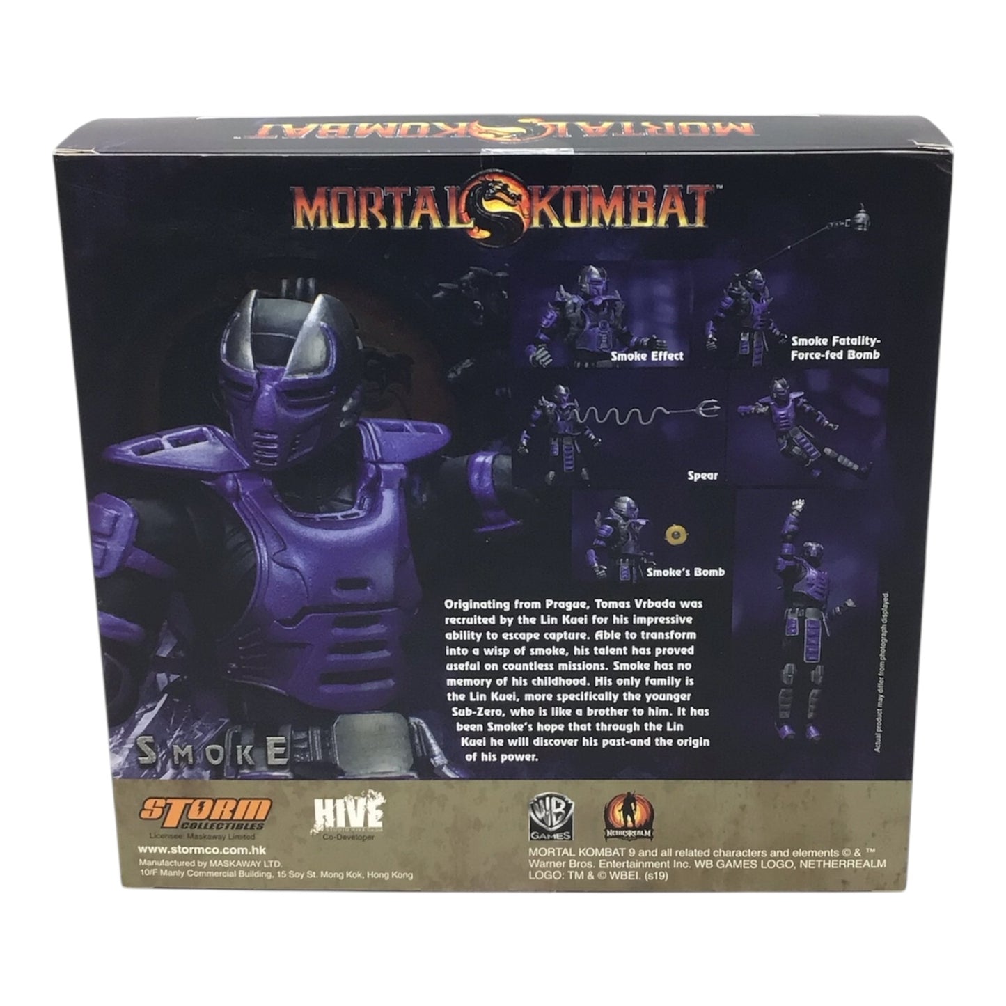Mortal Kombat Smoke 1/12 Scale Action Figure - New in Box